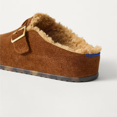 The Teddy Buckle Clog - ReVelvet™ Russet