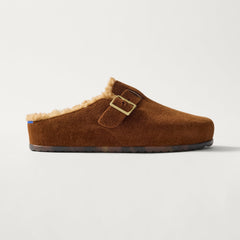 The Teddy Buckle Clog - ReVelvet™ Russet