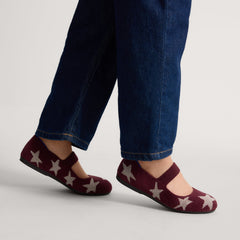 The Kids Mary Jane - ReVelvet™ Metallic Twinkleberry