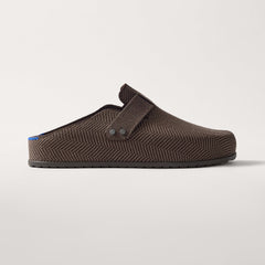 The Teddy Men's Clog - Umber Herringbone