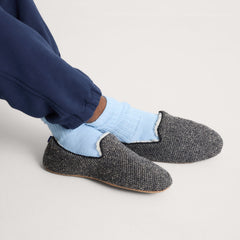 The Teddy Men's Slipper - Newsprint
