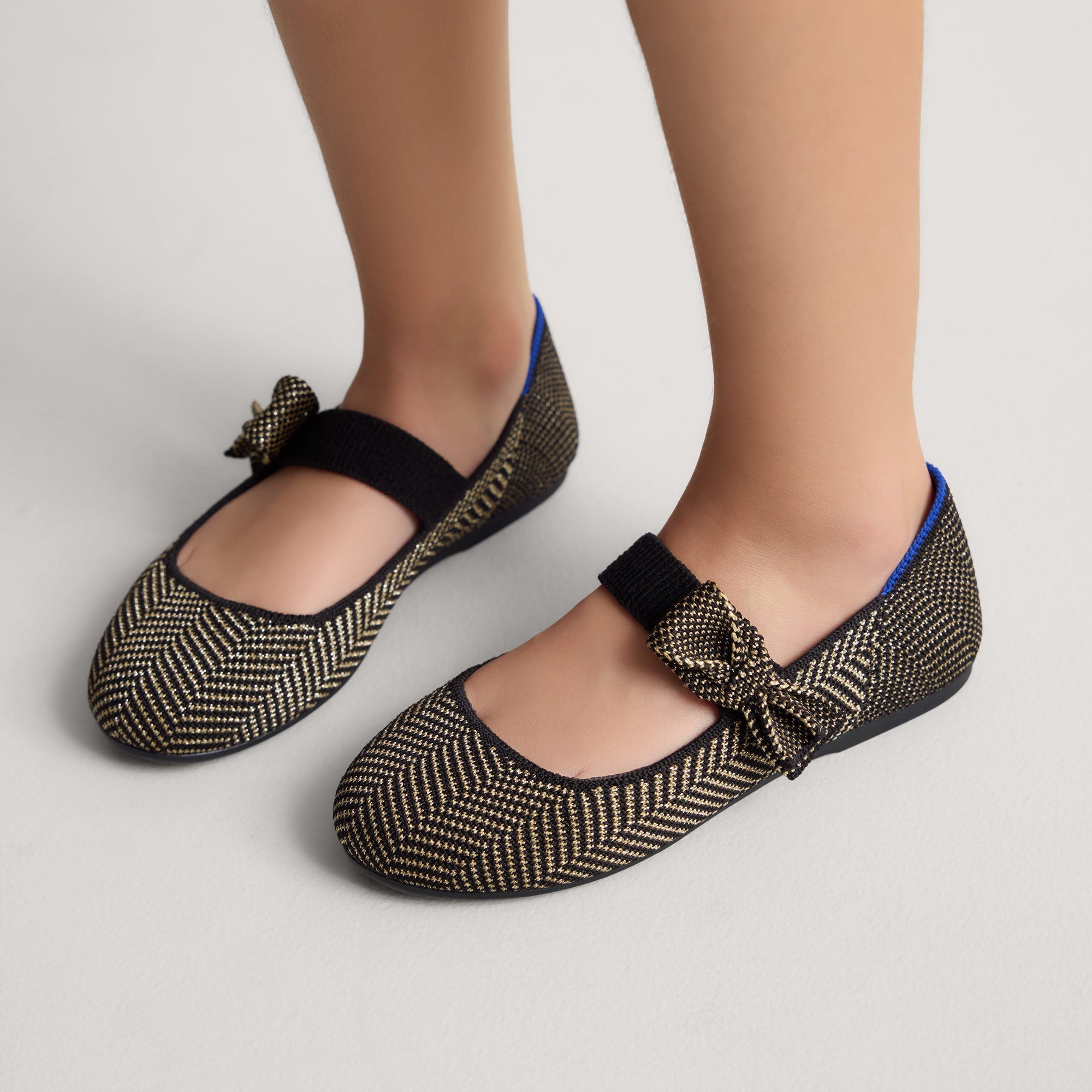 The Kids Tux Bow Mary Jane - Bronzite