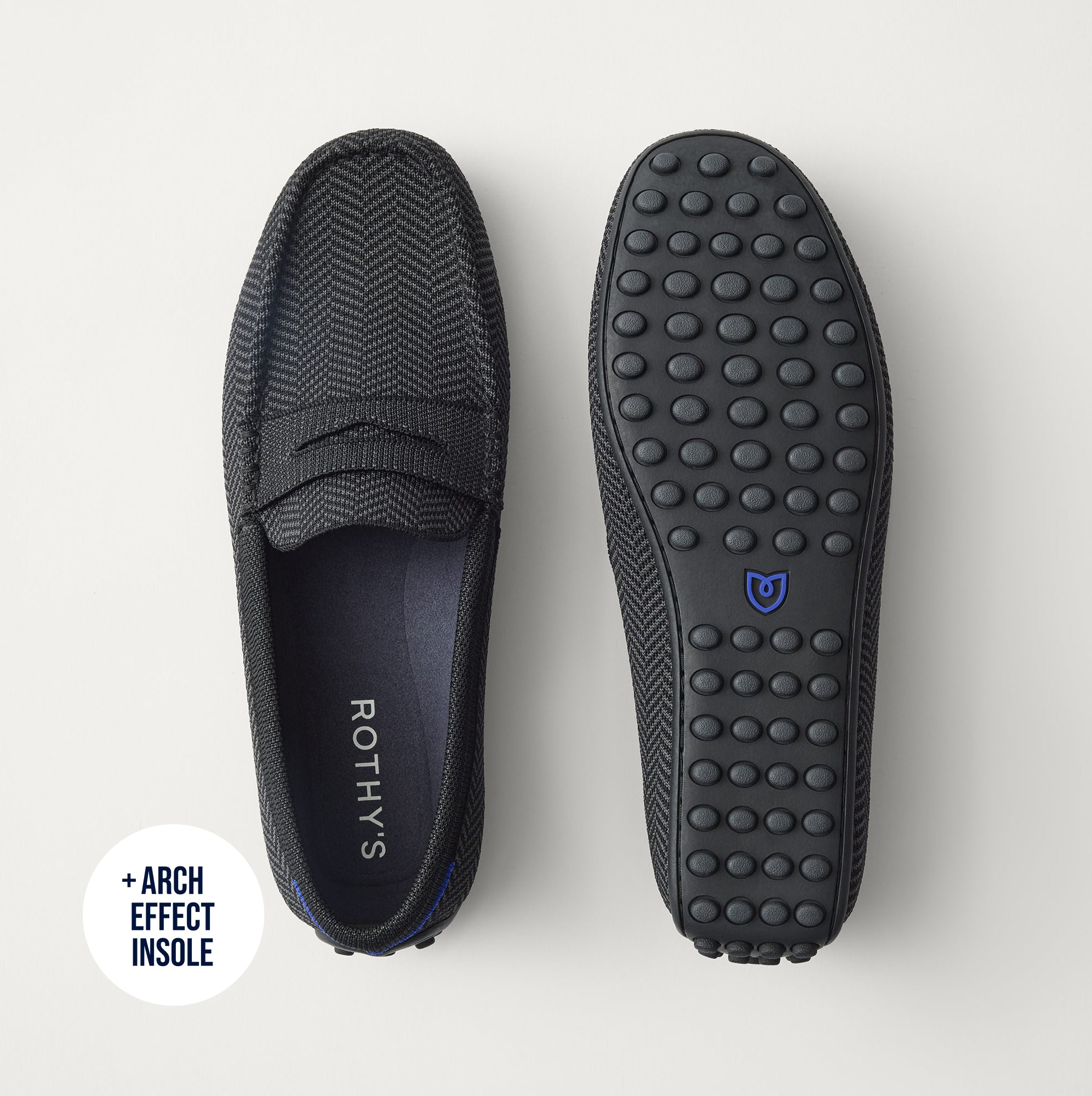 The Men's Driver - Carbon Herringbone