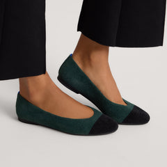 The Almond Ballet - ReVelvet™ Evergreen Captoe