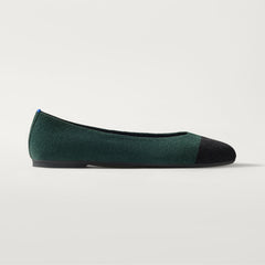 The Almond Ballet - ReVelvet™ Evergreen Captoe