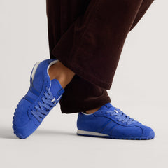 The Ivy Sneaker - ReVelvet™ Cobalt